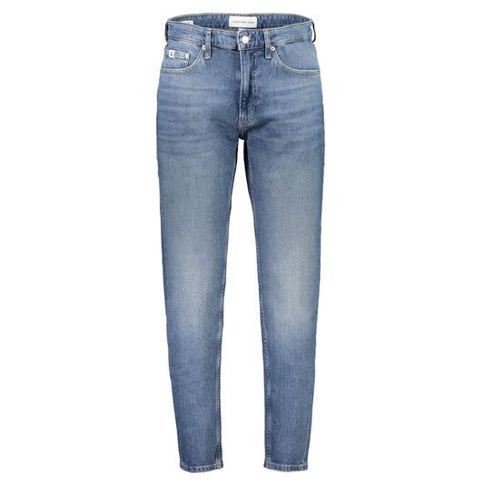 Calvin Klein Blue Cotton Jeans & Pant Calvin Klein