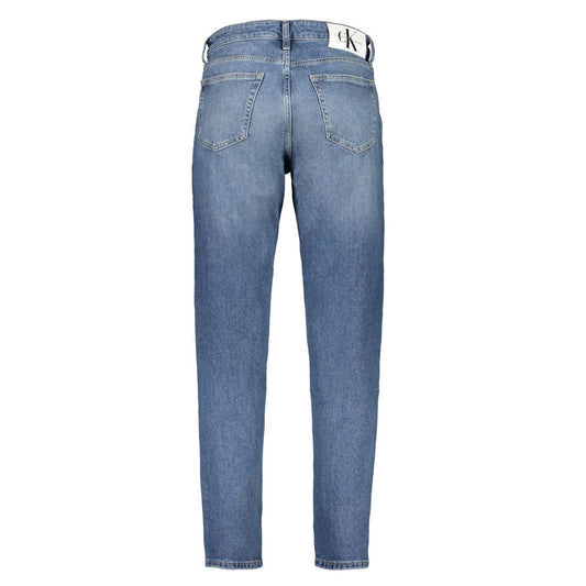 Calvin Klein Blue Cotton Jeans & Pant Calvin Klein