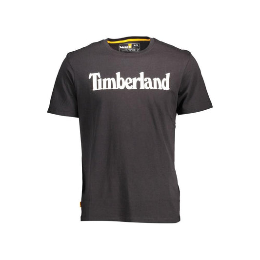 Timberland Black Cotton Men T-Shirt Timberland