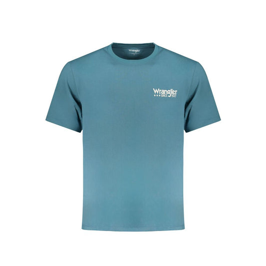 Wrangler Blue Cotton T-Shirt Wrangler