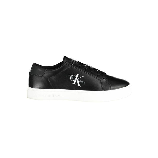 Calvin Klein Black Leather Men Sneaker