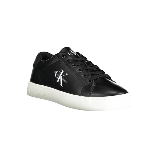 Calvin Klein Black Leather Men Sneaker