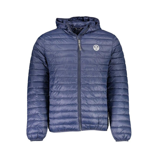 North Sails Blue Polyamide Men Jacket