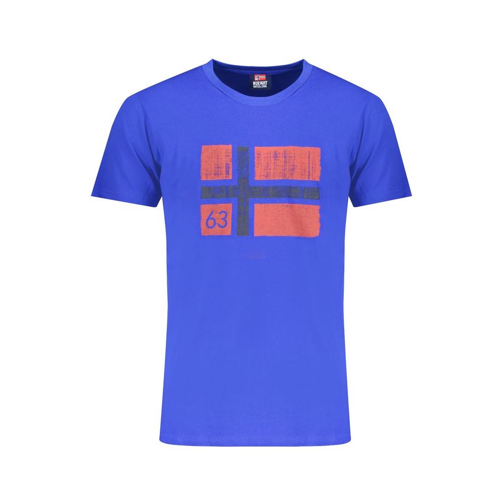 Norway 1963 Blue Cotton T-Shirt