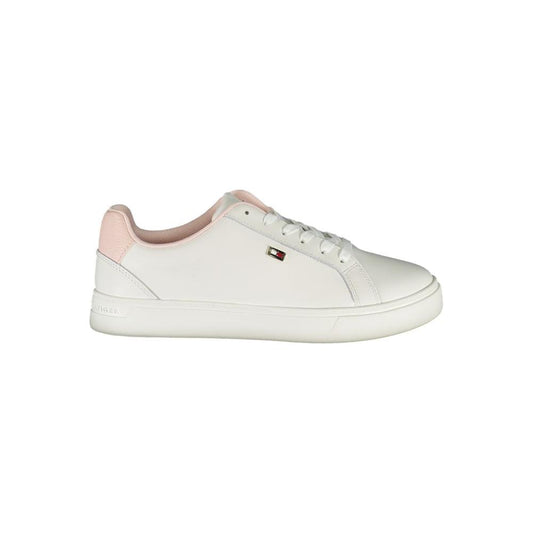 Tommy Hilfiger White Polyester Sneaker