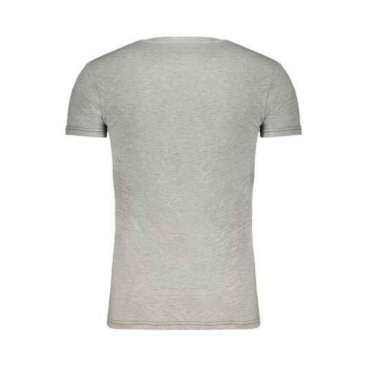 Aeronautica Militare Gray Cotton T-Shirt