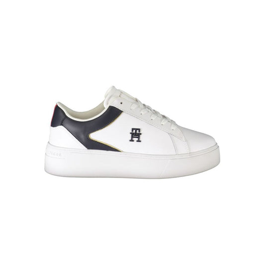 Tommy Hilfiger White Polyester Sneaker