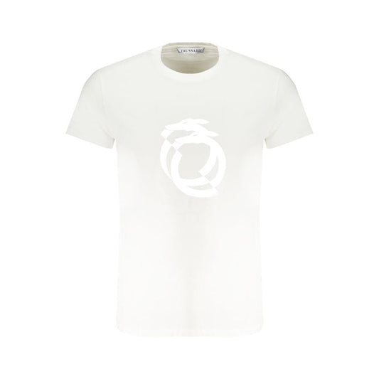 Trussardi White Cotton T-Shirt