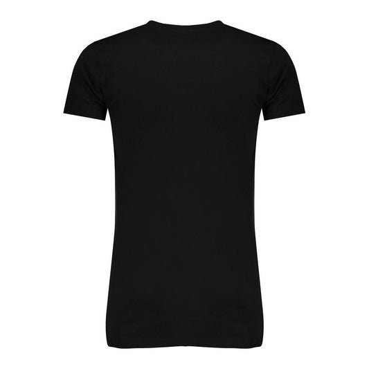 Gaudi Black Cotton T-Shirt