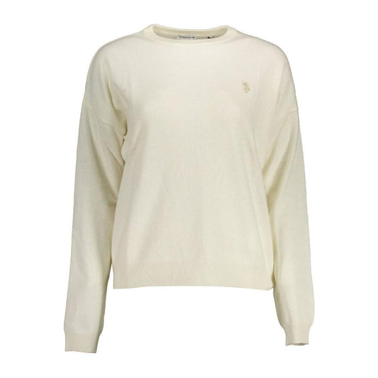 U.S. POLO ASSN. White Wool Women Sweater U.S. POLO ASSN.