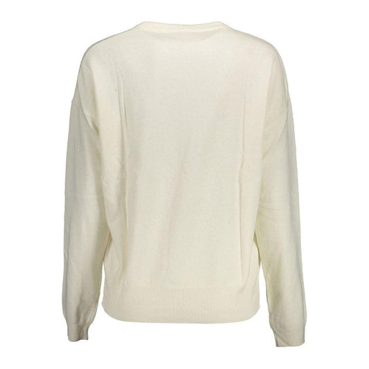 U.S. POLO ASSN. White Wool Women Sweater U.S. POLO ASSN.