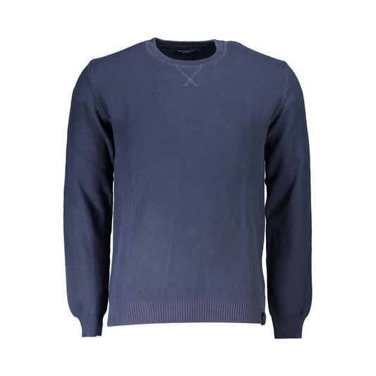 North Sails Blue Cotton Men Sweater North Sails