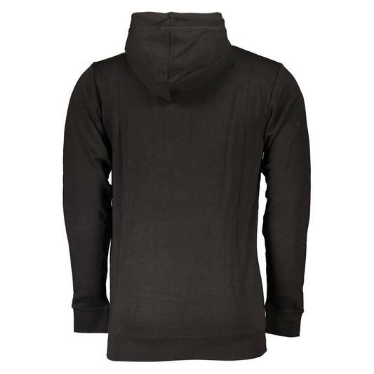 Cavalli Class Black Cotton Men Sweater Cavalli Class