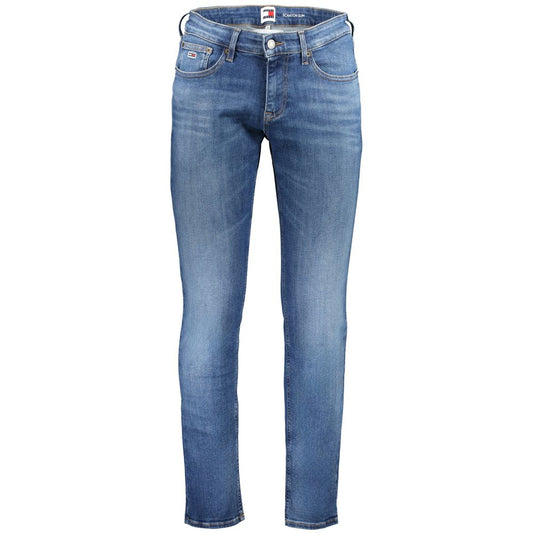 Tommy Hilfiger Blue Cotton Jeans & Pant Tommy Hilfiger