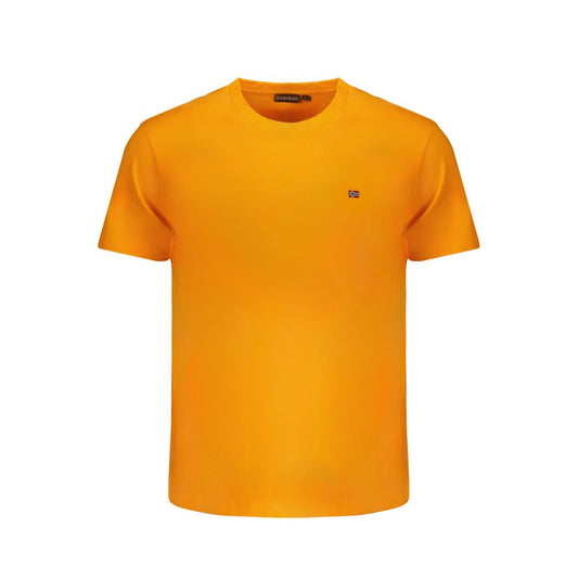 Napapijri Orange Cotton T-Shirt Napapijri