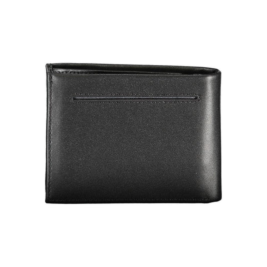 Calvin Klein Sleek Black Leather Wallet for Men Calvin Klein