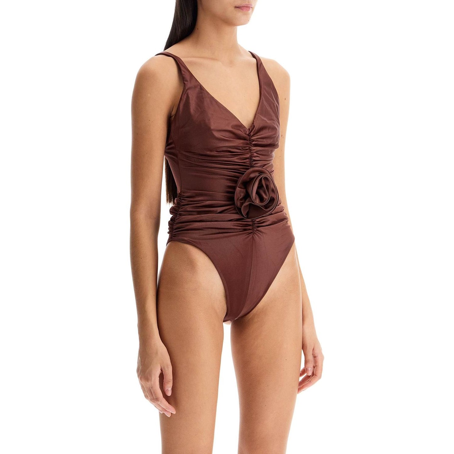 Magda Butrym ruffled one-piece swimsuit with Beachwear & underwear Magda Butrym