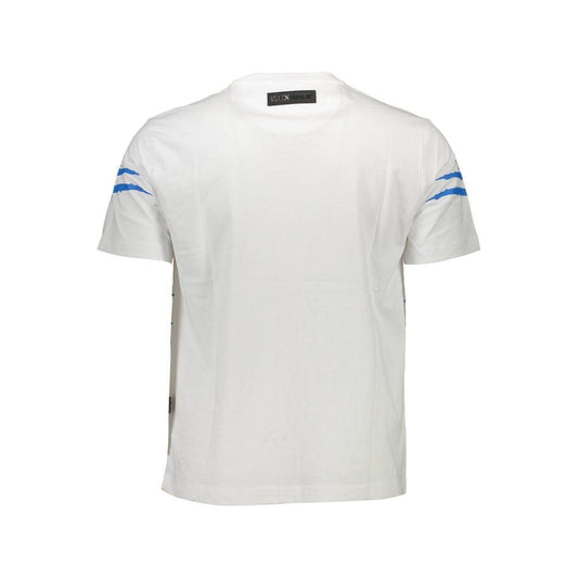 Plein Sport White Cotton Men T-Shirt Plein Sport