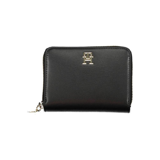 Tommy Hilfiger Black Polyethylene Women Wallet Tommy Hilfiger