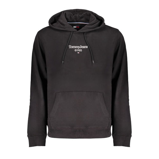 Tommy Hilfiger Black Cotton Sweater Tommy Hilfiger