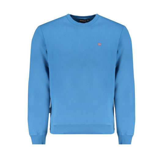 Napapijri Blue Cotton Sweater Napapijri