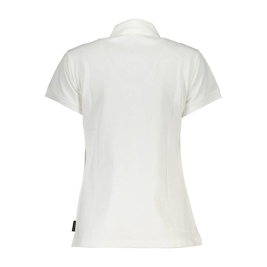 North Sails White Cotton Women Polo Shirt North Sails