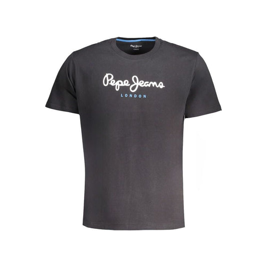 Pepe Jeans Black Cotton T-Shirt Pepe Jeans