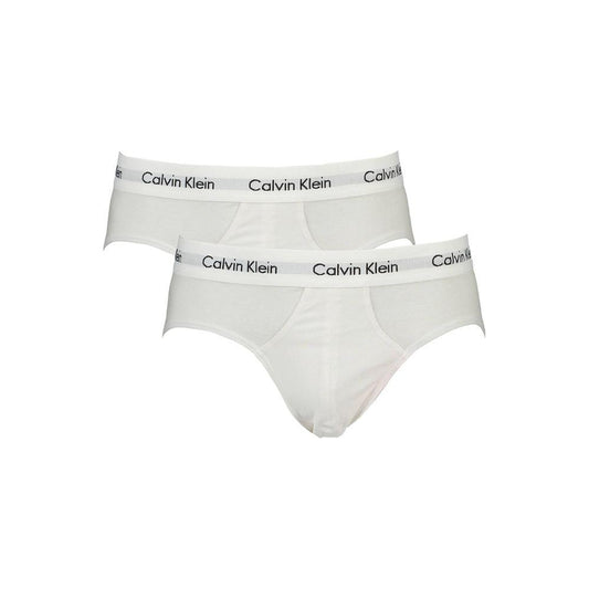 Calvin Klein White Cotton Men Brief Calvin Klein