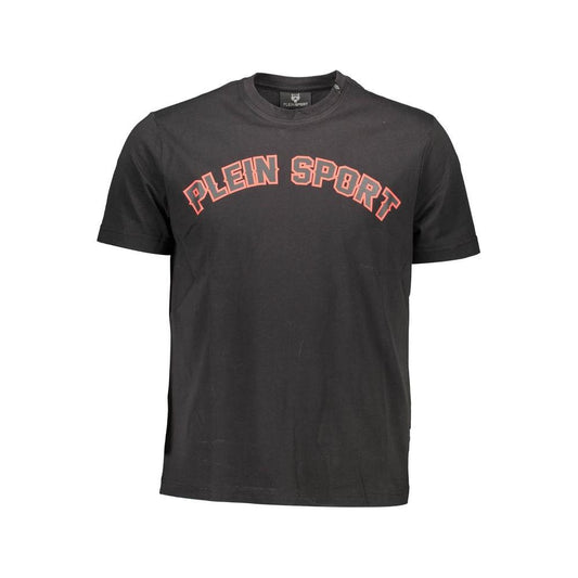 Plein Sport Black Cotton Men T-Shirt Plein Sport