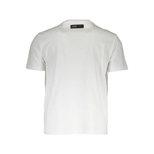 Plein Sport White Cotton Men T-Shirt Plein Sport