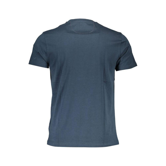 La Martina Blue Cotton Men T-Shirt La Martina