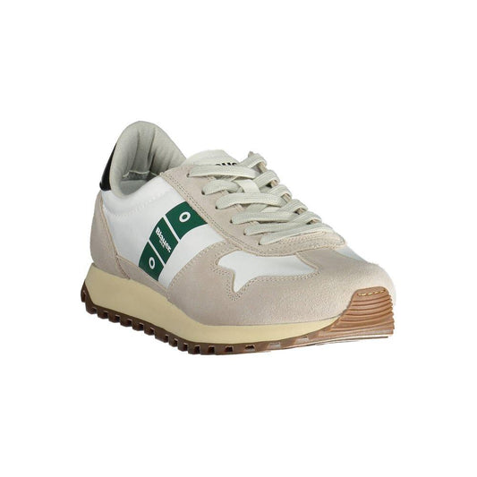 Blauer White Leather Men Sneaker Blauer