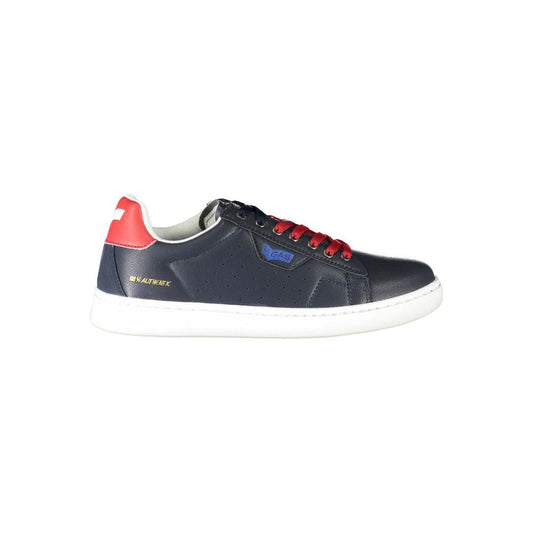 Gas Blue Polyester Sneaker Gas