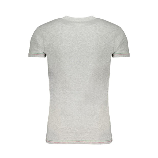 Aeronautica Militare Gray Cotton T-Shirt Aeronautica Militare