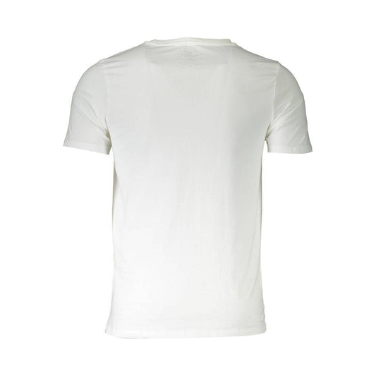 Aeronautica Militare White Cotton T-Shirt Aeronautica Militare