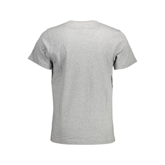 Tommy Hilfiger Gray Cotton Men T-Shirt Tommy Hilfiger