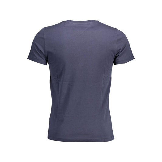 Tommy Hilfiger Blue Cotton Men T-Shirt Tommy Hilfiger