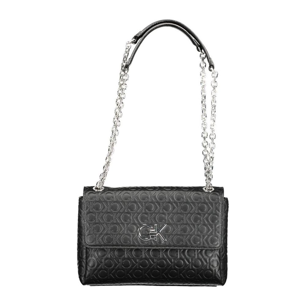 Calvin Klein Black Polyester Women Handbag Calvin Klein