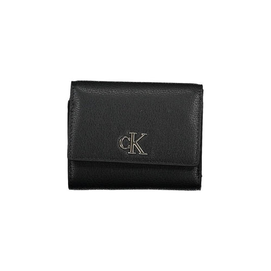 Calvin Klein Black Polyester Women Wallet Calvin Klein