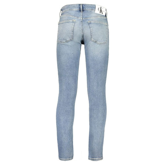 Calvin Klein Blue Cotton Jeans & Pant Calvin Klein