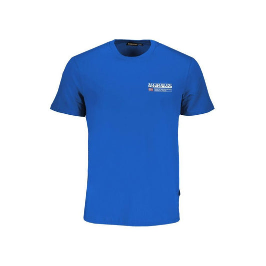 Napapijri Blue Cotton T-Shirt Napapijri