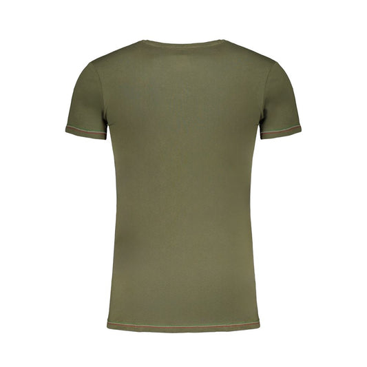 Aeronautica Militare Green Cotton T-Shirt Aeronautica Militare