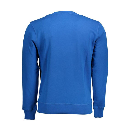 North Sails Blue Cotton Men Sweater North Sails