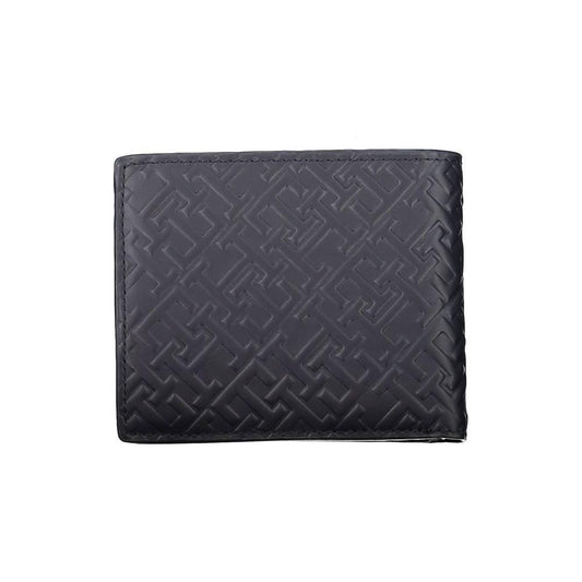 Tommy Hilfiger Blue Leather Men Wallet Tommy Hilfiger