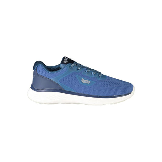 Gas Blue Polyester Sneaker Gas