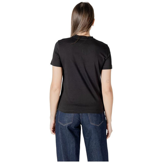 Calvin Klein Jeans Black Cotton Tops & T-Shirt Calvin Klein Jeans