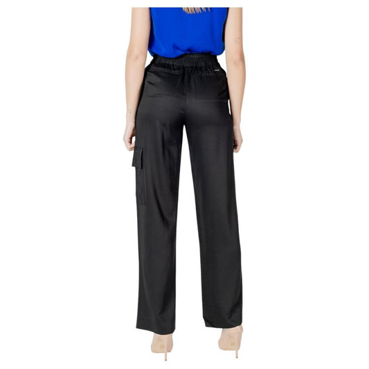 Calvin Klein Jeans Black Viscose Jeans & Pant Calvin Klein Jeans