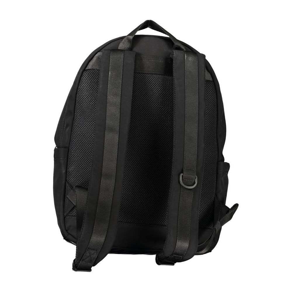 Tommy Hilfiger Black Polyester Men Backpack Tommy Hilfiger