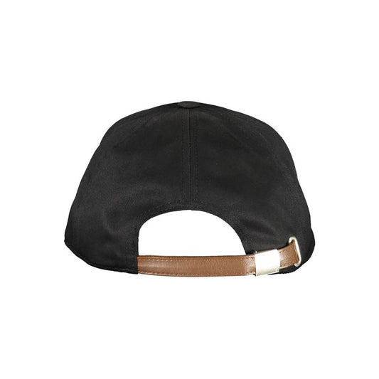 La Martina Black Cotton Men Cap La Martina