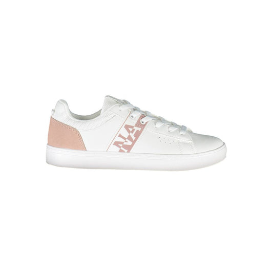 Napapijri White Leather Women Sneaker Napapijri